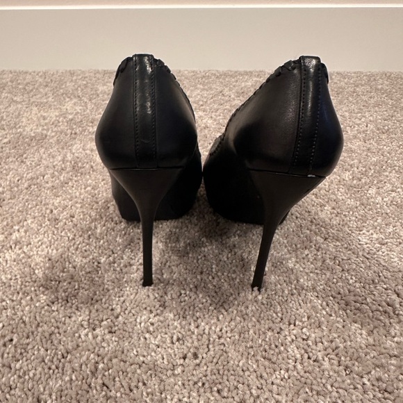 Gucci Black Peep Toe Heels - Picture 7 of 11
